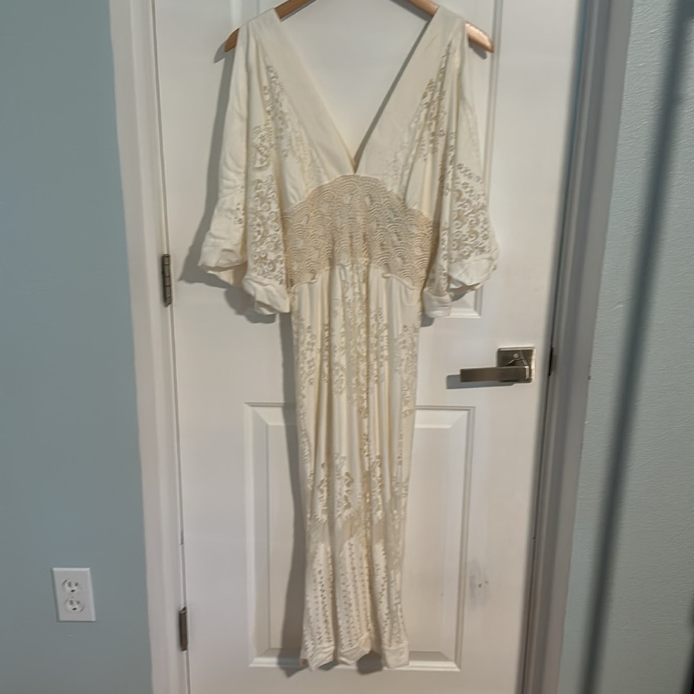 Farm Rio Anthropologie Ivory XS NWT